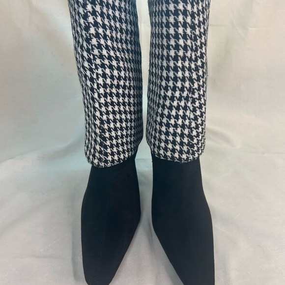 NWT - NY&Co Women’s Houndstooth Mid-Calf Boots Size 8 - Picture 2 of 4